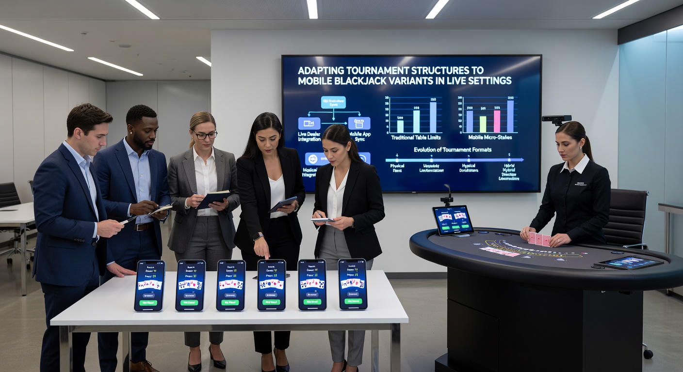 Angepasste Strukturen bei mobilen Blackjack-Turnieren mit Live-Elementen