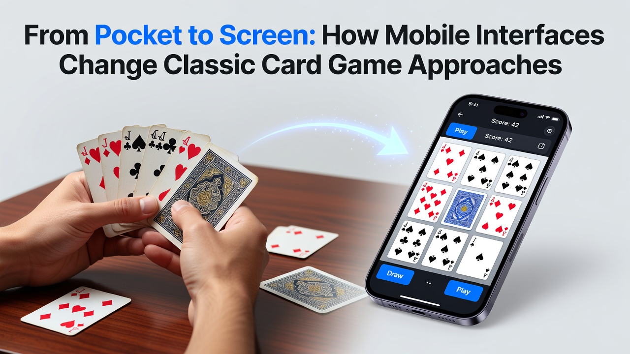 Mobile Blackjack-Oberfläche mit Touch-Elementen auf einem Smartphone-Display